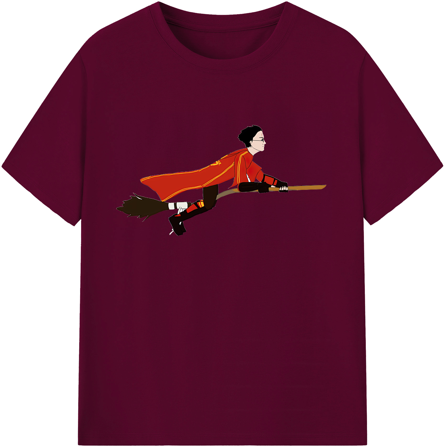 （画像用） Harry Potter ハリー・ポッターシリーズ レディースカジュアルプリントTシャツ（綿100％）